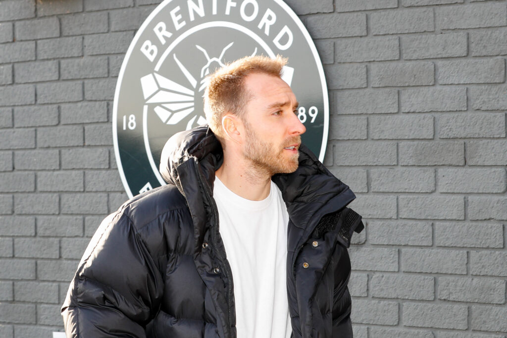 Christian Eriksen klar til sin første træningsdag for Brentford FC