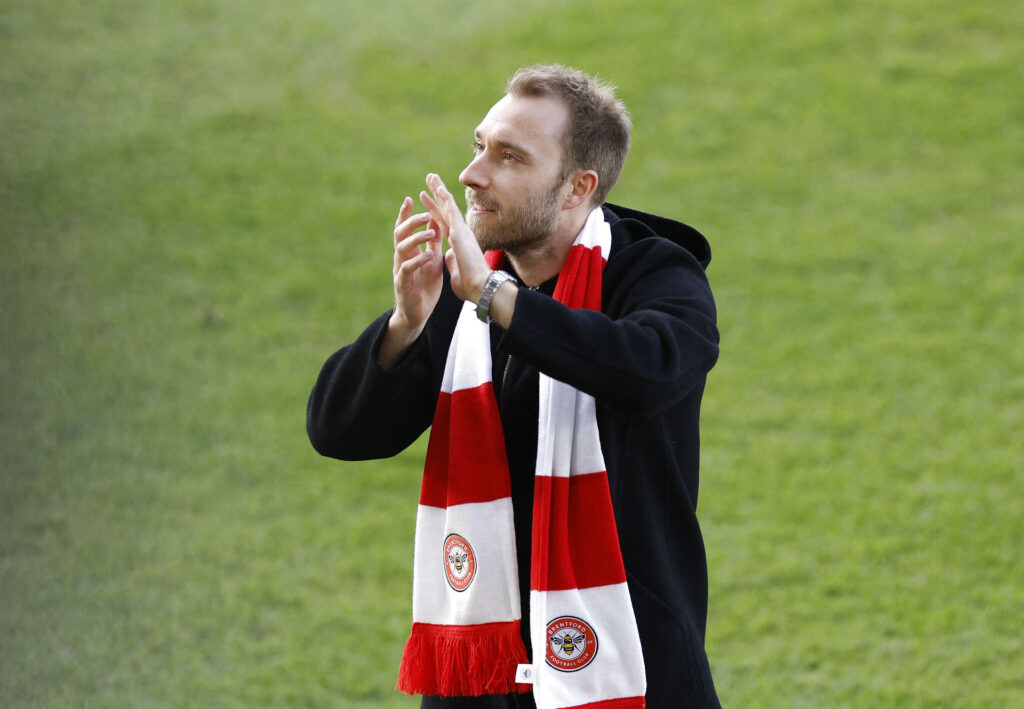 Christian Eriksen er angiveligt tæt på at gøre comeback i Premier League og samtidig få sin officielle debut for Brentford.