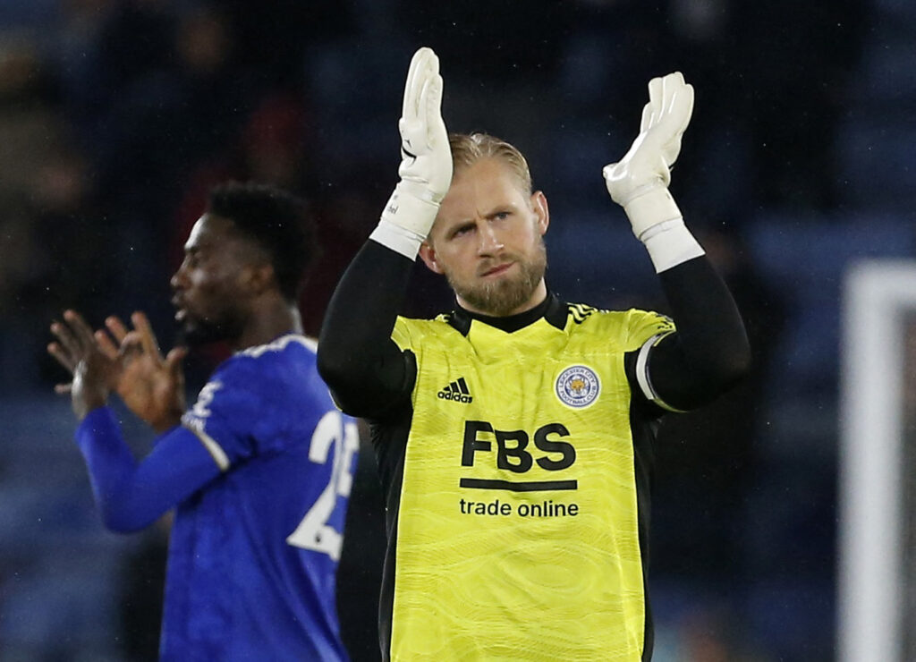 Kasper Schmeichel starter inde, når Randers FC gæster King Power Stadium torsdag aften