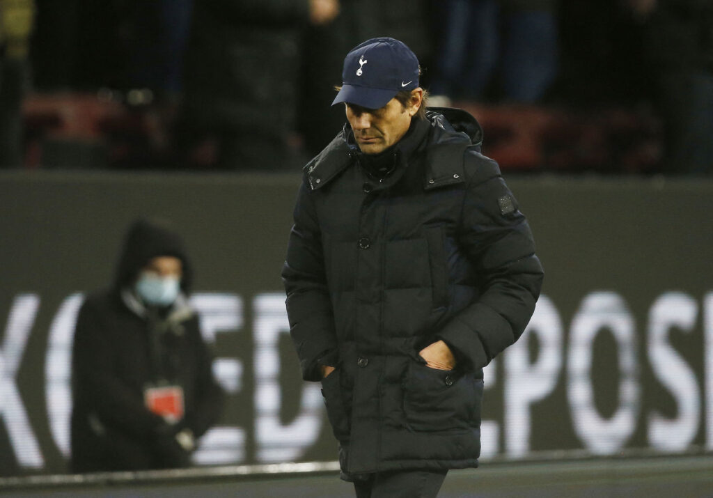 Tottenhams italienske manager, Antonio Conte, fortæller ærligt efter nederlaget til Burnley, at han måske ikke er den rette mand til jobbet.