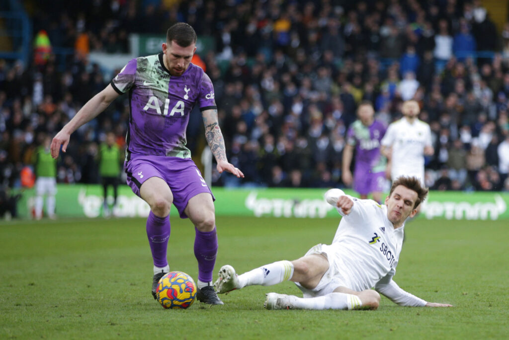 Pierre-Emile Højbjerg leverede en flot assist i sejren over Leeds.