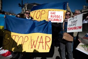 Brasilianere flygter fra Ukraine.