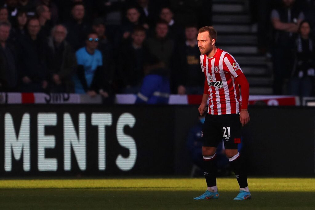 Christian Eriksen kom på banen til store jubelbrøl.