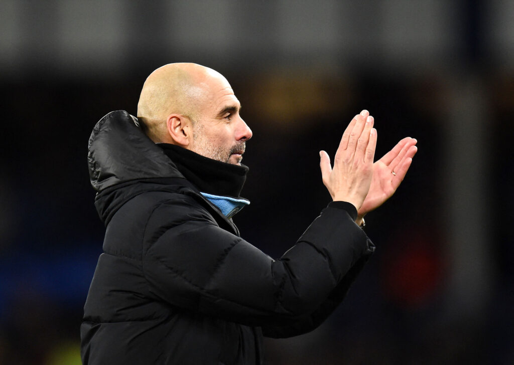 Pep Guardiola Manchester City Premier League boldbesidelse