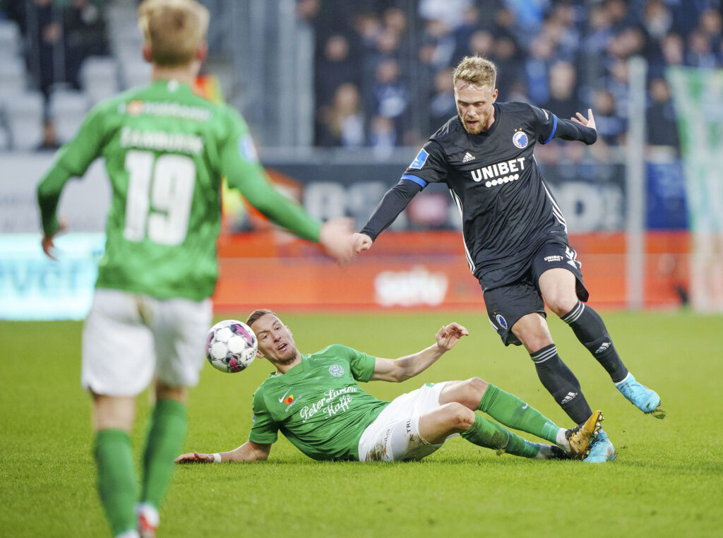 Nicolai Jørgensen fik scoret sit første mål i FCK-trøjen, efter han vendte retur til Superligaen og hovedstadsklubben i januar.