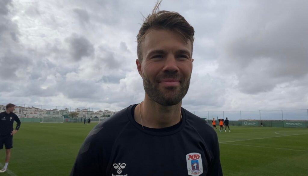 Patrick Mortensen erkender, at det er blevet til for få mål fra AGF's side i efteråret