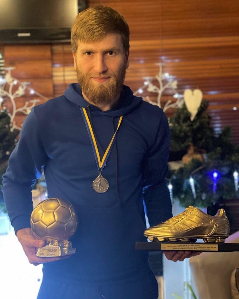 Fodboldspilleren Dima Martynenko er død af russiske bomber