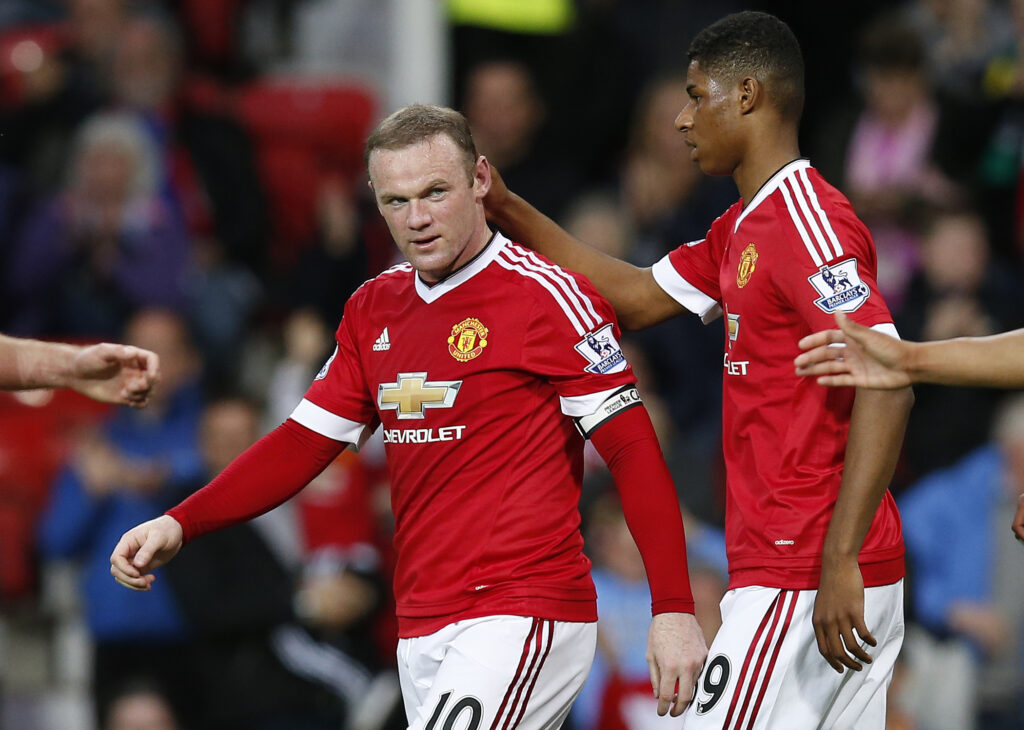 Wayne rooney Marcus Rashford Manchester United scoringsrekord