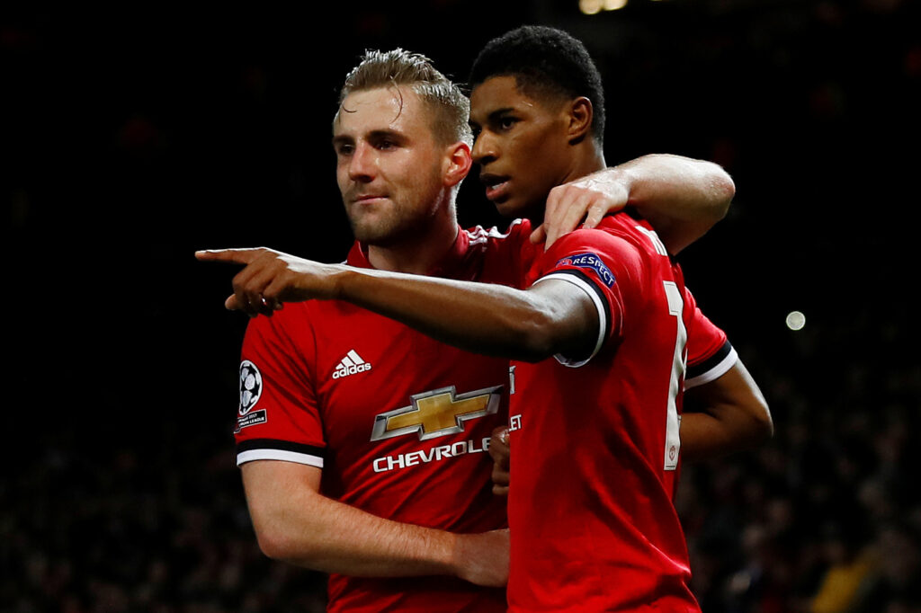 Marcus Rashford Luke Shaw Manchester United kontrakt forlængelse udløb