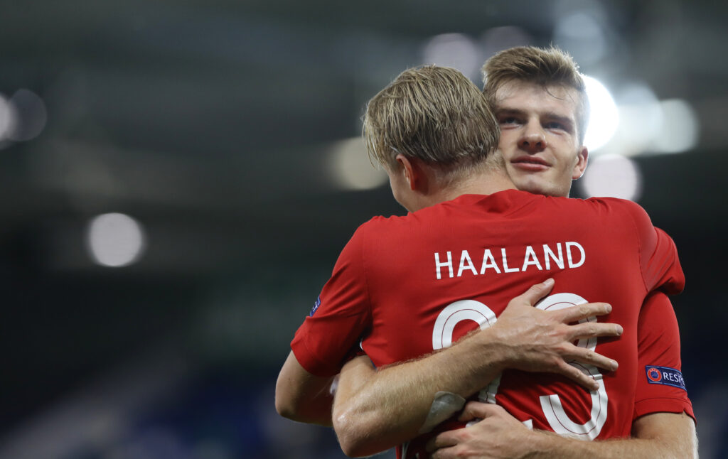 Erling Haaland Nummer ni Martin Ødegaard Solbakken Norge