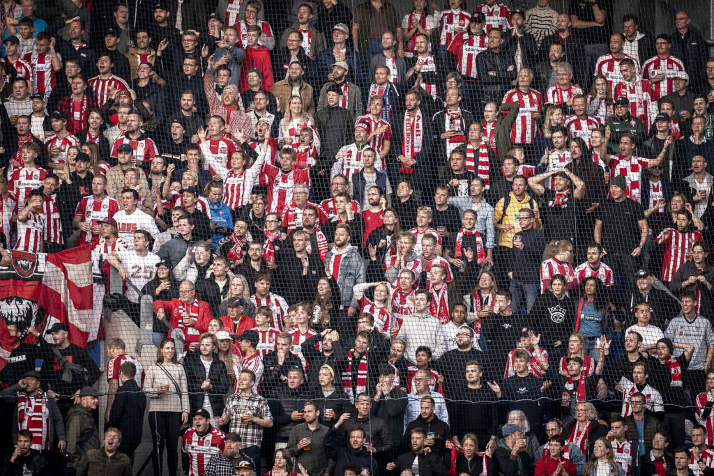 AaB's trup mod Brøndby i Superligaen.