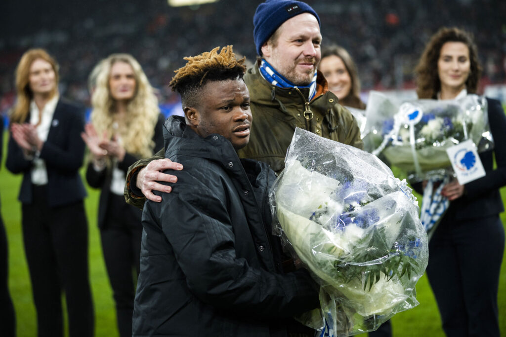 Akinkunmi Amoo kan få debut for FCK i Superligaen mod Randers FC.