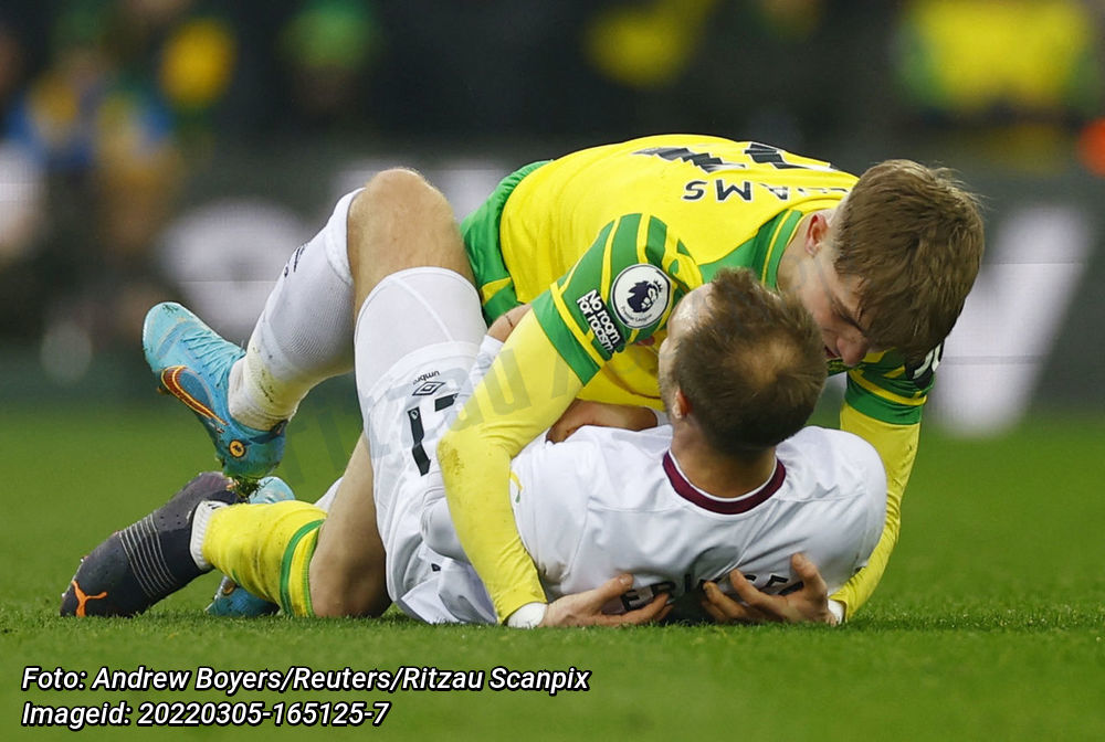 Christian Eriksen sætter ord på episoden med Brandon Williams i Premier League-kampen mellem Brentford og Norwich.