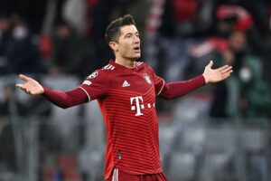 Robert Lewandowski lavede hattrick på 11 minutter i kampen mellem Bayern München og RB Salzburg i Champions League.
