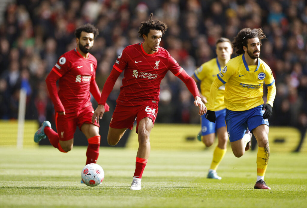 Trent Alexander-Arnold er skadet i baglåret.