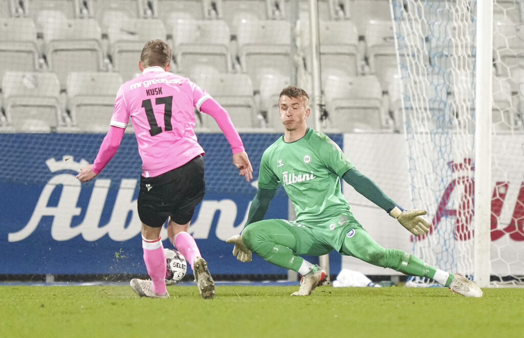 Kasper Kusk blev den helt store helt for AaB i 2-3 sejren ude mod OB i Superligaen.