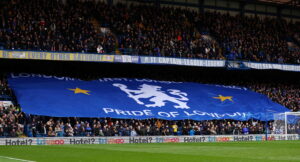 Chelsea fans har flot tifo