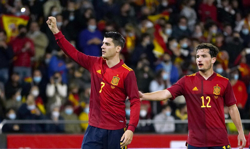 Spanien Island landshold Alvaro Morata