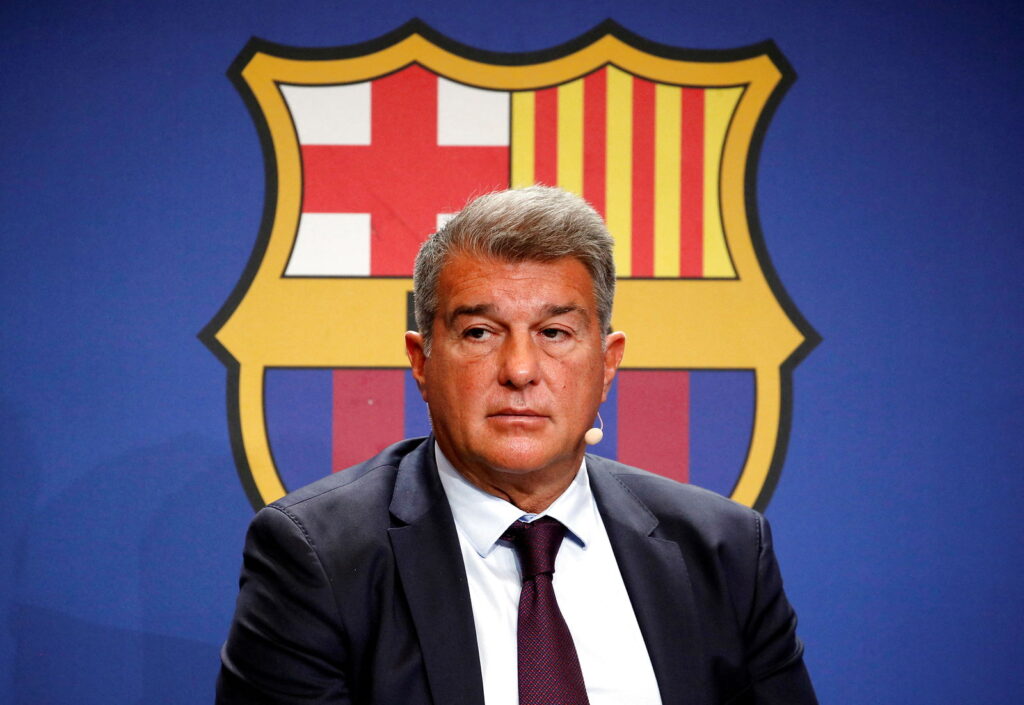 Joan Laporta afviser at Erling Haaland kommer til FC Barcelona