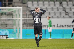 Mads Albæk var tydeligt skuffet efter SønderjyskE tabte hjemme mod Vejle Boldklub.