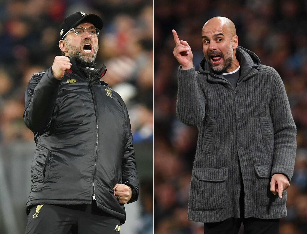 Pep Guardiola Jürgen Klopp Liverpool Manchester City Premier League