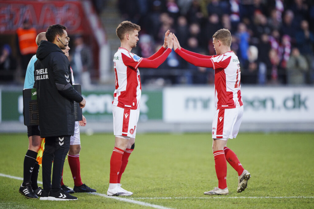 Både Lucas Andersen og Kasper Kusk er med i AaB-truppen mod Silkeborg IF