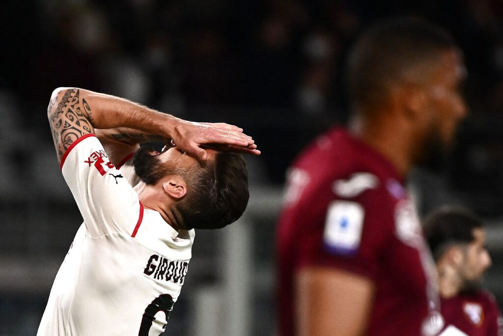 Olivier Giroud AC MIlan torino Serie A