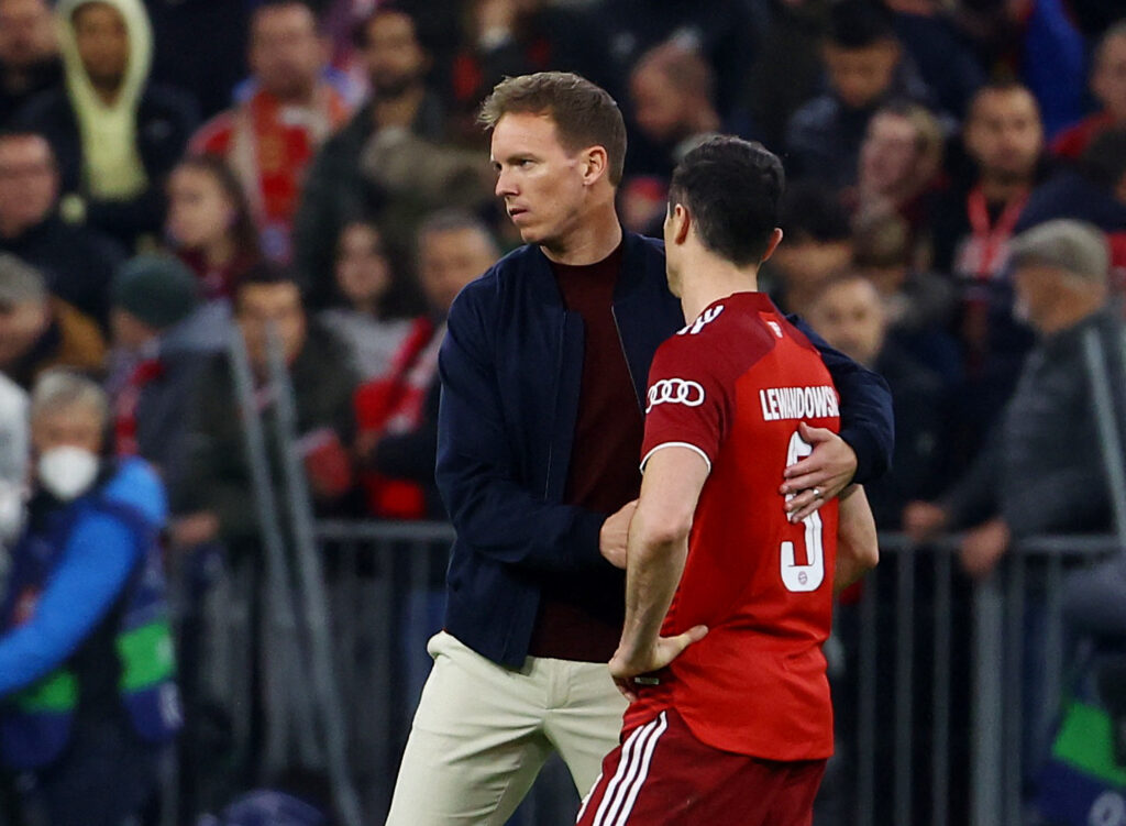 Robert Lewndowski og resten af Bayern München er ude af Champions League.