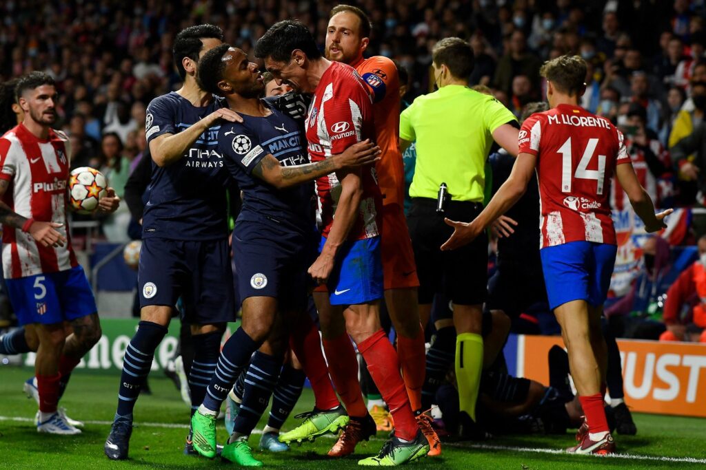 Der var stort drama, da Atletico Madrid og Manchester City spillede i Champions League