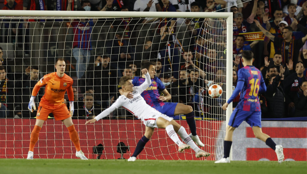 Jesper Lindstrøm Frankfurt FC Barcelona Europa League Kvartfinale