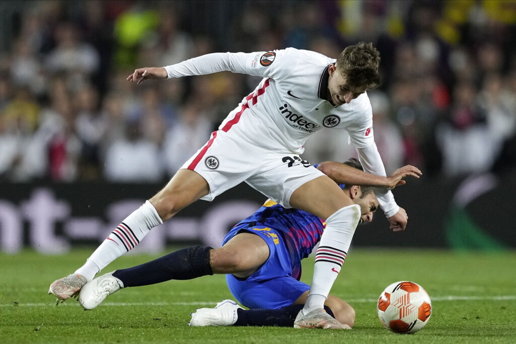 Jesper Lindstrøm måtte udgå med skade i 1-2 sejren over West Ham