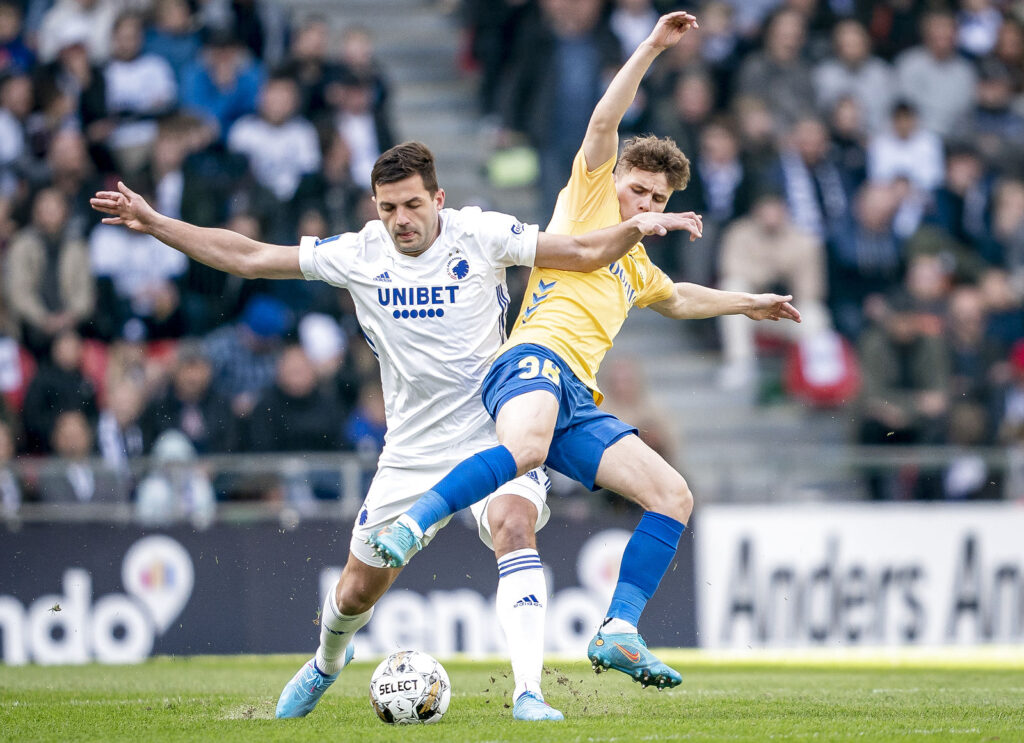 Mathias Kvistgaarden har fået et mindre gennembrud for Brøndby i foråret