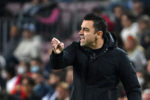 FC Barcelona-cheftræner, Xavi, var ikke helt tilfreds trods sejren over Real Sociedad.