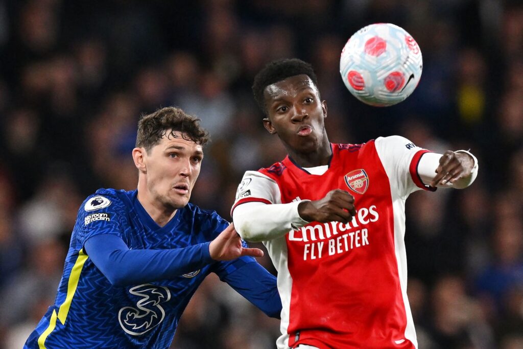 Arsenal Chelsea Premier League Andreas Christensen Eddie Nketiah