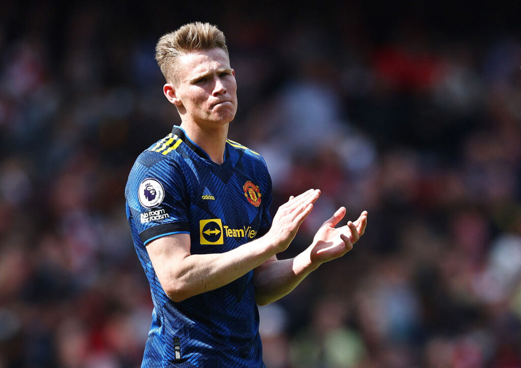 Scott McTominay var langt fra tilfreds med endnu et pointtab til Manchester United lørdag eftermiddag