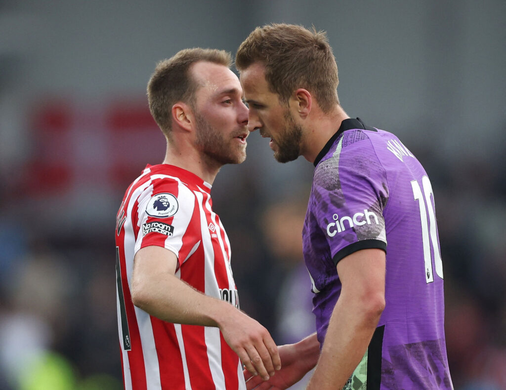 Christian Eriksen Brentford Tottenham Premier League