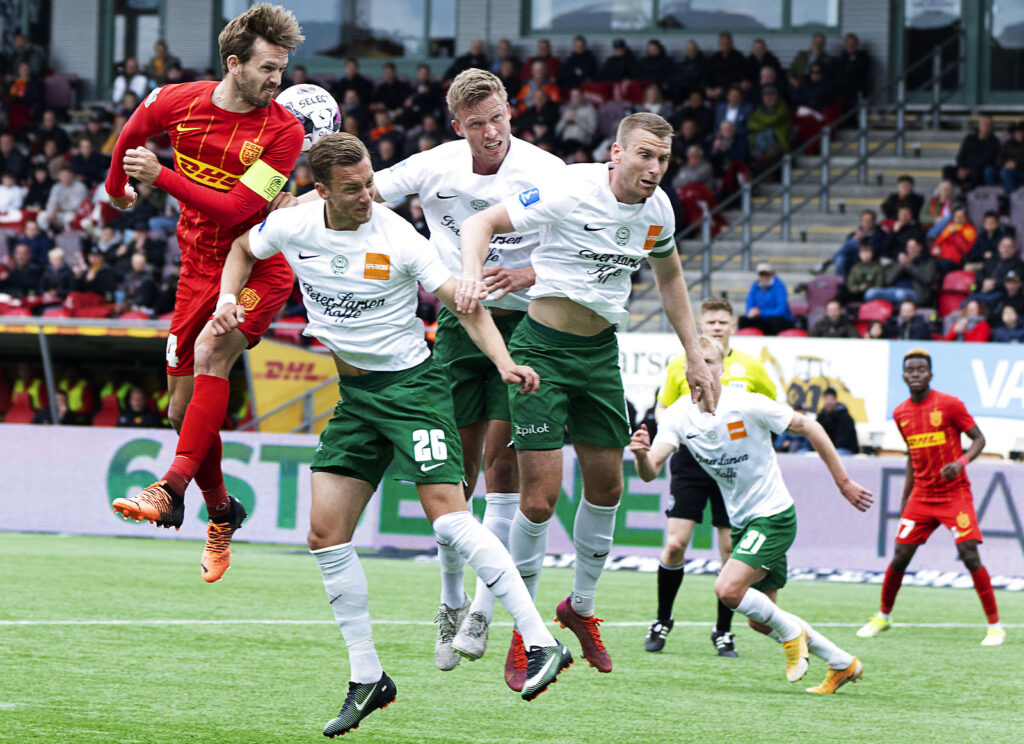 Kian Hansen var ikke tilfreds med det uafgjorte resultat mod Viborg FF