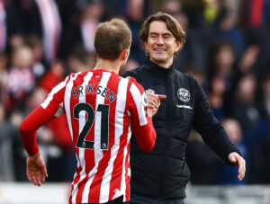 Christian Eriksen Thomas frank Brentford Premier League forlæneglse.
