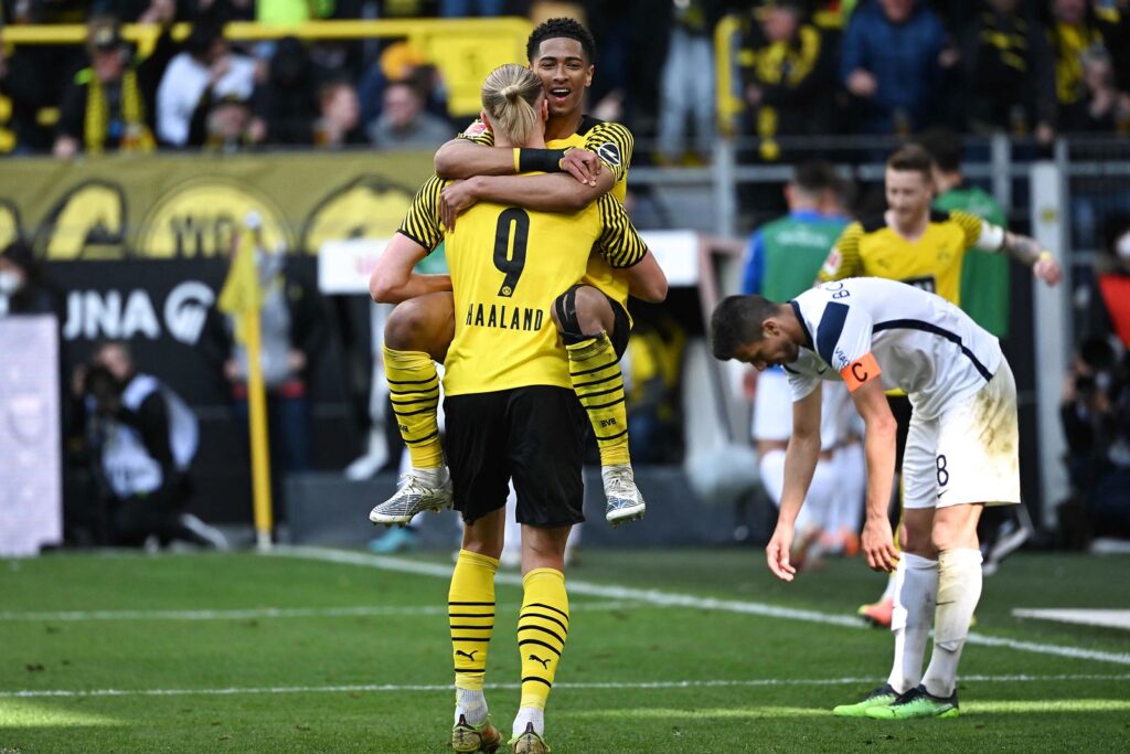 Jude Bellingham Erling Haaland Borussia Dortmund Bundesliga