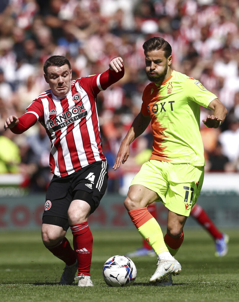 Philip Zinckernagel Nottingam Forest Sheffield United playoff championship