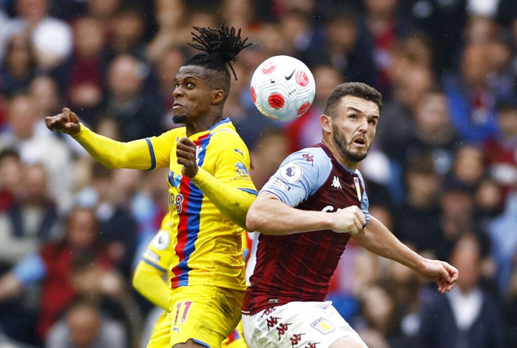 Aston Villa Crystal Palace Wilfried Zaha John McGinn Premier League