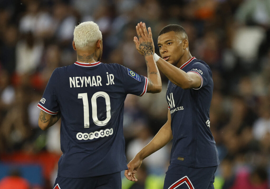 PSG Kylian Mbappé Neymar Metz