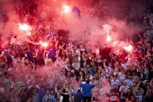 Det var en festdag for de fleste tilskuere på lægterne.