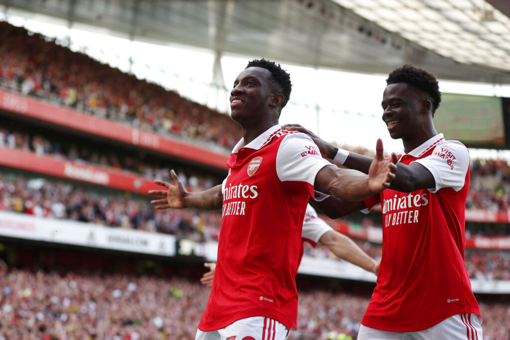 Eddie Nketiah, Arsenal, Arsenal forlænger unge angriber.