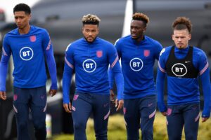 Kalvin Phillips, Reece James, Jude Bellingham, Tammy Abraham