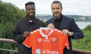 Ebenezer Ofori har skrevet kontrakt med Vejle