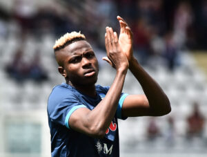 Victor Osimhen er glad for at være i Napoli