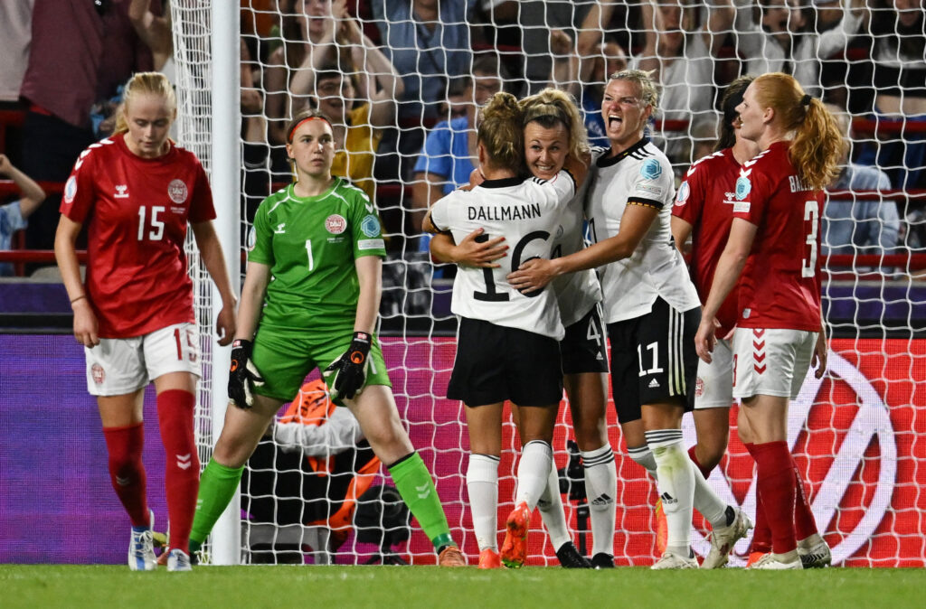 Danmark Kvindelandshold EM Tyskland åbningskamp