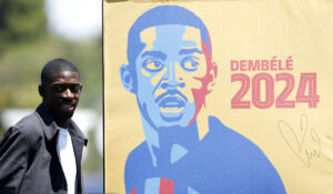 Ousmane Dembélé er glad for forlængelsen med FC Barcelona