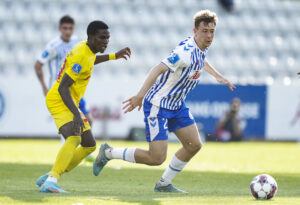 Mads Frøkjær i kamp for OB mod FC Nordsjælland i Superligaen